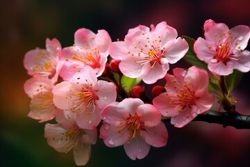 Fototapeta na wymiar lovely blossoming flowers. Generative AI
