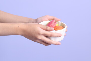 Hand with Macaroons