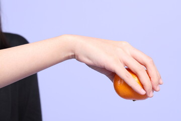 Hand with Fruit