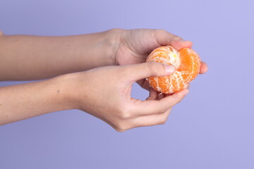 Hand with Fruit