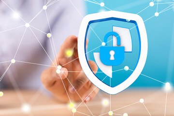 security data code digital in hand