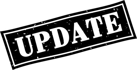 Fototapeta premium Update square grunge rubber stamp