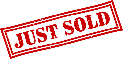 Just sold square grunge rubber stamp
