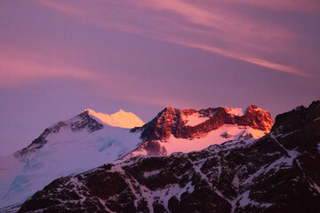 sunset in the mountains, Patagonia, Argentina