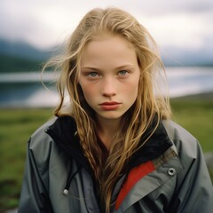 photo of norwegian young girl