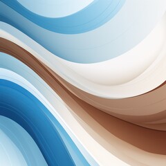 Simple abstract background brown white blue colors. Space for text, surface for design - obrazy, fototapety, plakaty