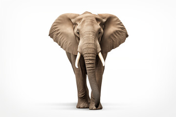 Fototapeta na wymiar Elephant on white background