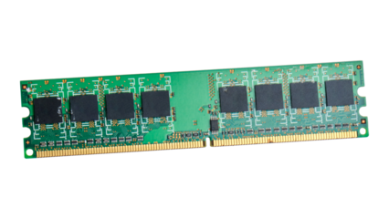 personal computer RAM random access memory isolated transparent background