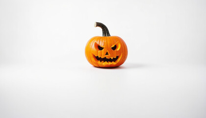 Halloween Pumpkin on a white background, 