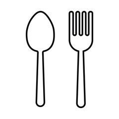 Spoon icon design, illustration design