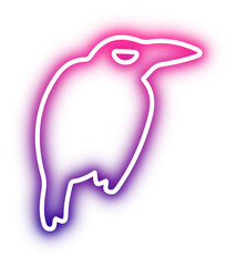 Set of Halloween neon