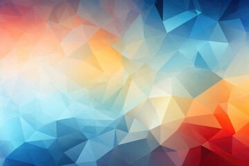 Obraz premium A vibrant pattern of geometric shapes in various colors