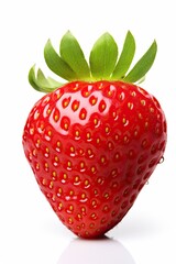 Strawberry isolated on white background.
