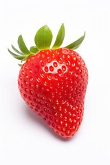 Strawberry isolated on white background.