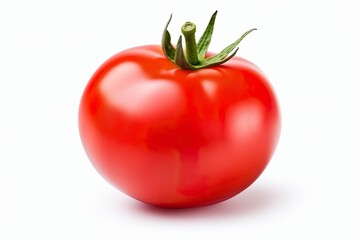 Tomato isolated on white background.