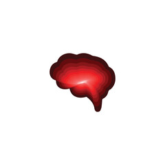 Brain logo design with tech connect design