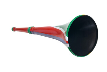 Vuvuzela South African football horn in PNG isolated on transparent background