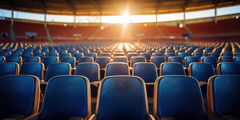 Naklejka premium Stadion Sitze