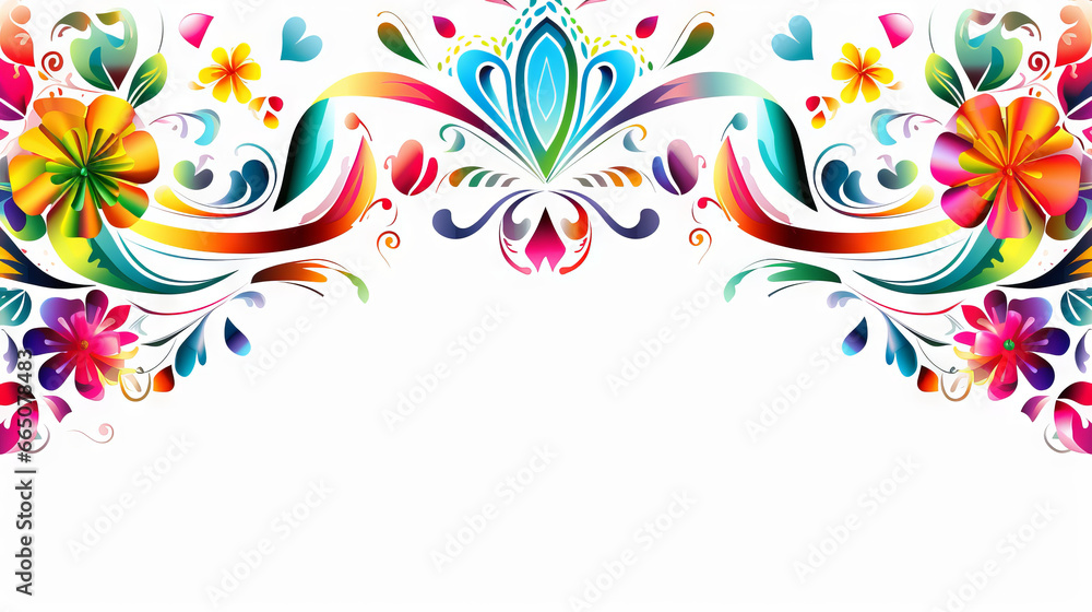 Wall mural Cinco de Mayo background with copy space