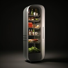 Modern design refrigerator of future