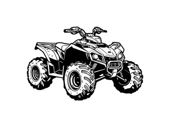 Ride quad bike icon. Simple illustration of ride quad bike vector icon for web design isolated on white background © Maria
