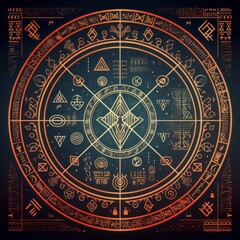 Table of magic runes