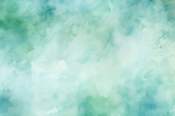 Fototapeta na wymiar Abstract green watercolor pastel texture background