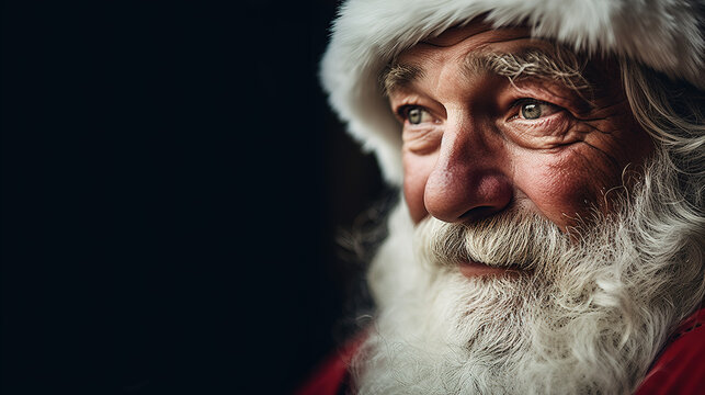 Pictures of Real Santa Claus. Generative Ai.	