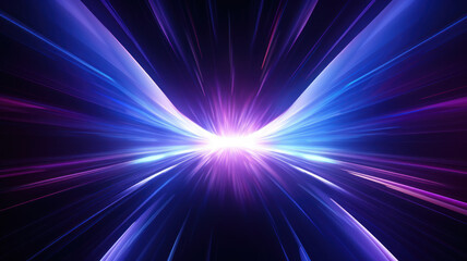 Eternal Light Tunnel, Abstract Infinity Background