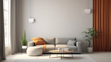 An image showcasing the elements of a minimalist interior design style, characterized by clean lines and a simple color palette