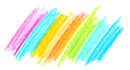 Photo grunge hand draw, scribble colorful cross hatch, wax pastel, crayon isolated on white, clipping path
