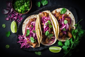 Delicious and colorful tacos with a crunchy twist