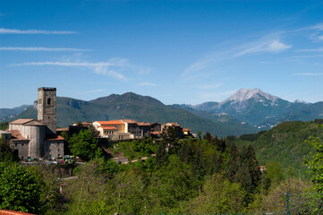 Coreglia Antelminelli, village in the mountains