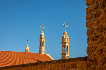 Mor Gabriel Monastery in Midyat, Mardin. Turkey. Mor Gabriel Monastery is the oldest surviving...