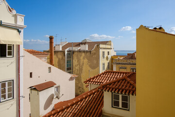 Yellow Lisbon Alfama Rooftops - 665106231