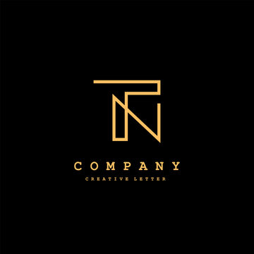Lettet tn for initial logo
