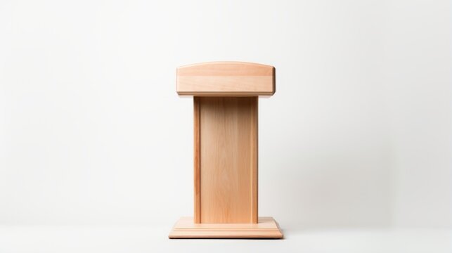 podium for speech.