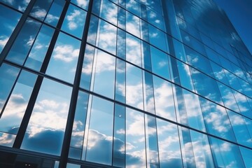 A towering skyscraper with an abundance of windows