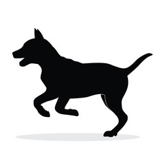 The Joys of Pet Dog.Caring for Your Beloved Canine Companion.silhouette art of pet dogs