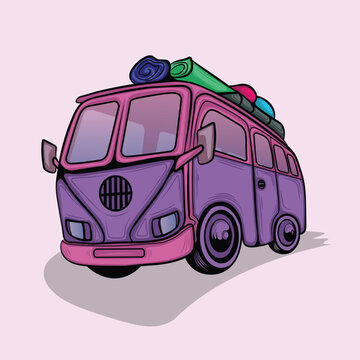 illustration of a bus