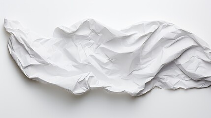 background crumpled white paper.