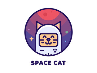 space cat logo