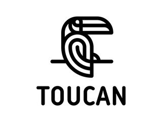 toucan logo - obrazy, fototapety, plakaty
