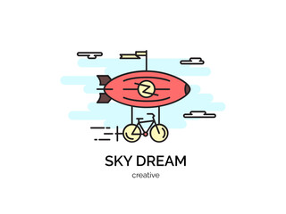 sky dream zeppelin logo © lastspark