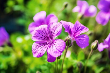 Geranium wilfordii flower.
