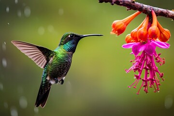 Obraz premium Hummingbird in Costa Rica.