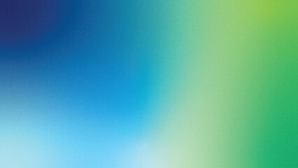 Mesmerizing Blue and Green Gradient, Grainy Blue and Green Gradient