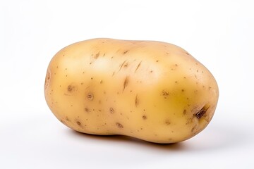 Potato isolated on white background.