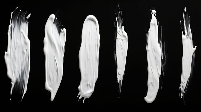 background of white and white paint strokes.