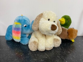 Teddy Collection 01 elephant, dog, duck